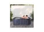 Miweba MSpa Whirlpool Urban Nest U-NE021 Rattan-Tisch M-ONE und Ozon-UV-C-Desinfektion 2 Personen