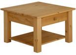 Couchtisch OTTO HOME "Chicago", beige (natur gebeizt, gewachst), B:60cm H:40cm T:60cm, Tische, Couchtisch, in zwei Größen, Landhausstil, zusätzlicher Stauraum