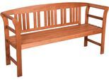 Gartenbank GARDEN PLEASURE "Harland", braun, B:157cm H:82,2cm T:45cm, Holz, Sitzbänke, Gartenbank
