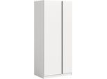 Kleiderschrank HOME AFFAIRE "BENDINGO, Schlafzimmerschrank, Schrank, Garderobenschrank", weiß, B:80cm H:183cm T:53cm, FSC-zertifizierter Holzwerkstoff, Schränke, Kleiderschrank, Breite 80cm, weiß, 2-türig, inkl. 1 Kleiderstange und 1 Ablageboden