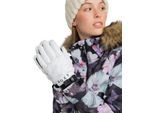 Snowboardhandschuhe ROXY "ROXY Jetty", Damen, Gr. XL, weiß, Kunstfaser, Handschuhe Snowboardhandschuhe