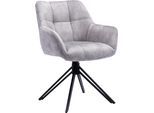 Home affaire "Soller" (Set) 2 Stk.Luxus-Microfaser Bezug, 180 drehbar, Metallgestell