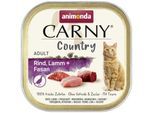 animonda Carny Country Nassfutter Katze, Adult, Rind, Lamm, Fasan 32x100 g