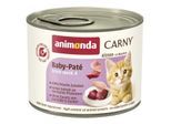 animonda Carny Nassfutter Katze Kitten, Baby-Paté 24x200 g