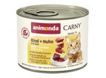 animonda Carny Nassfutter Katze Senior Rind und Huhn mit Käse 24x200 g
