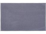 Badematte GÖZZE "Chenille" Gr. 2, grau (anthrazit), H:15mm, Polyester, Badematten, Badematte, Badteppich, Uni Farben, besonders weich durch Microfaser, waschbar