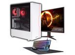CAPTIVA Gaming-PC-Komplettsystem "Advanced Gaming R93-557 TFT Bundle", Energieeffizienz: F, weiß, Microsoft Windows 11 Home (64 Bit), 16 GB RAM 1.000 GB SSD, Computer_Komplettsysteme, Gaming-PC-Komplettsystem
