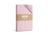 Spannbettlaken OTTO HOME "BLACKBERRY in BASIC und PREMIUM Qualität, 100% Baumwolle", hellrosa, B:180cm L:200cm, Jersey (160 g/m²), Obermaterial: 100% Baumwolle, Bettlaken, Spannbettlaken, für hohe Matratzen bis 28 cm, Bettlaken, Spannbetttuch, pflegeleicht