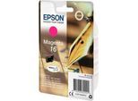 EPSON Tintenpatrone "16 magenta", pink (magenta), Tintenpatronen, original Druckerpatrone 16 magenta, Tintenpatrone