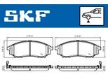 SKF Bremsbelagsatz, Scheibenbremse vkbp80166a für INFINITI NISSAN RENAULT