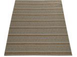 Teppich PACO HOME "Varadero 464", bunt (mehrfarbig), B:80cm H:4mm L:150cm, Baumwolle, Polyester, Teppiche, Teppich, Flachgewebe, 3D-Design, Wohnzimmer