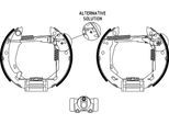 HELLA Bremsbackensatz 8db355003681 für Peugeot RENAULT