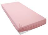 Spannbettlaken OTTO HOME "BLACKBERRY in BASIC und PREMIUM Qualität, 100% Baumwolle", rosa, B:160cm L:200cm, Jersey (110 g/m²), Obermaterial: 100% Baumwolle, Bettlaken, Spannbettlaken, für hohe Matratzen bis 28 cm, Bettlaken, Spannbetttuch, pflegeleicht