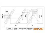 DRIVE+ Gelenksatz, Antriebswelle dp2110101361 für NISSAN