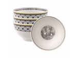 Schale VILLEROY & BOCH "Bols Audun Ferme 470 ml 4er Set bunt", bunt, Schüsseln, Schale