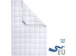 Microfaserbettdecke BECO "Medibett Cotton Soft, Bettdecken für Sommer und Winter, Decke", weiß, B:200cm L:200cm, Bezug: 80% Polyester, 20% Baumwolle. Füllung: 100% Polyester, Bettdecken, Microfaserbettdecke, Bettdecke 135x200 cm, allergiker geeignet (Hausstauballerker)