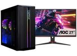 CAPTIVA Gaming-PC-Komplettsystem "Advanced Gaming R93-295 TFT Bundle", Energieeffizienz: F, schwarz, Microsoft Windows 11 Home (64 Bit), 32 GB RAM 1.000 GB SSD, Computer_Komplettsysteme, Gaming-PC-Komplettsystem