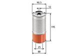 VALEO Ölfilter 586546 Filtereinsatz 195mm für Mercedes Peugeot AC