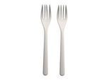 Papstar Mehrweg Gabel Polypropylen weiss 18,5 cm, bis 100 °C, spülmaschinenfest bis 65 °C, 125x nutzbar, 50er Pack