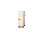 Laptopwagen mit Ladefunktion, 2-Punkt-Verriegelung, Feststellbremse, CH-Stecker, 10 Fächer, B 530 x T 1250 x H 500, hellelfenbein