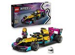 Konstruktionsspielsteine LEGO "F1 ACADEMY LEGO Rennwagen (77258), LEGO Speed Champions", bunt, Spielbausteine, Kinder, Kunststoff, Konstruktionsspielsteine