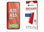 DISPLEX Displayschutzglas "Real Glass", transparent, B:9,3cm H:1,8cm T:20,5mm, Displayfolien, Bildschirmschutz, Displayschutzfolie,Einfach anbringen,kratz-&stoßfest