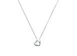 Kette mit Anhänger MICHAEL KORS "Schmuck Geschenk Silber 925 Halsschmuck PREMIUM Herz", silber (silberfarben), Halsketten, Damen, Silber 925 (Sterlingsilber), L: 43 B: 1,1mm, glänzend, B:1,1mm
