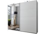 Schwebetürenschrank WIMEX "Ernie Kleiderschrank mit Spiegel, Made in Germany", weiß, B:225cm H:210cm T:65cm, Holzwerkstoff, Schränke, Schwebetürenschrank, Schlafzimmerschrank in verschiedenen Breiten