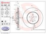 BREMBO Bremsscheibe 09c98123 325mm 30mm für LAND ROVER