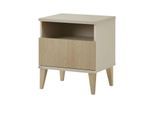 PAIDI Nachtkommode Jonte ¦ beige ¦ Maße (cm): B: 48,4 H: 55 T: 39.9