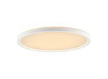 BRILLIANT LED Deckenleuchte "Samora", beige (weiß), 1, Ø 29cm H: 2cm, 1 Stk., Leuchten, Lichtfarbe bei Montage wählbar, 2700 K, 4000 K oder 6500 K, LED Deckenleuchte
