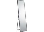 Ganzkörperspiegel SALESFEVER "Eleganter Spiegel", schwarz, B:40cm H:150cm T:2cm, Aluminium, Spiegelglas, Spiegel, Mit elegantem, schwarzem Rahmen - 1 Stück
