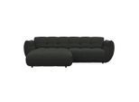 Möbelix , Dunkelgrün , Textil , Ottomane links, L-Form , 280x178 cm , Stoffauswahl, Hocker erhältlich, Rücken echt, Armteil links, Armteil rechts , Wohnzimmer, Sofas & Couches, Wohnlandschaften, Ecksofas