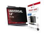 DISPLEX Displayschutzfolie "Privacy Safe Universal (magnetisch) 14 Zoll 16:10", schwarz, B:26,5cm T:40mm, Displayfolien, Displayschutz, Schutzfolie, Bildschirmschutz, kratz- & stoßfest