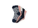 Kurzsocken SCHIESSER "Socken Legwear Kids 5er Pack", Kinder, Gr. 31-34, blau, Obermaterial: 75% Baumwolle CO. 24% Polyamid PA. 1% Elasthan EL., Socken