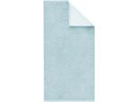 Duschtuch DYCKHOFF "Pure Natural Uni", blau, B:70cm L:140cm, Frottier, Baumwolle, Handtücher, BIO Baumwolle, GOTS