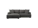 Möbelix , Grau , Textil , L-Form , 265x180 cm , Made in Europe , Wohnzimmer, Sofas & Couches, Wohnlandschaften, Ecksofas