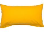 Kissenbezug JANINE "PIANO 0125 31 80x80", gelb (sonne), B:80cm L:40cm, Mako-Soft-Seersucker, Seersucker, Kissenbezüge, Kissenbezug, mit Reißverschluss