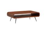 Mid.you Couchtisch, Sheesham, Holz, Sheesham, massiv, rechteckig, konisch, 55x30x90 cm, Stauraum, offenes Fach, einfacher Aufbau, Wohnzimmer, Wohnzimmertische, Couchtische, Couchtische mit Stauraum