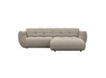 Möbelix , Beige , Textil , Ottomane rechts, L-Form , 280x178 cm , Stoffauswahl, Hocker erhältlich, Rücken echt, Armteil links, Armteil rechts ,
