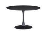 Livetastic , Schwarz , Metall, Holzwerkstoff , teilmassiv , rund , 120x75x120 cm ,