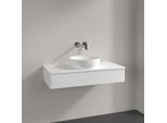 Villeroy und Boch Antao Waschtisch-Unterschrank K09010MT 100x19x50cm, Waschbeckenplattenfarbe Lack, white matt lacquer