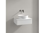 Villeroy und Boch Antao Waschtisch-Unterschrank K07010MT 60x19x50cm, Waschbeckenplattenfarbe Lack, white matt lacquer