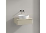 Villeroy und Boch Antao Waschtisch-Unterschrank K07010HJ 60x19x50cm, Waschbeckenplattenfarbe Lack, silk grey matt lacquer