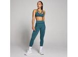 MP Damen Hybrid Nahtlos Leggings - Sattes Petrol - M