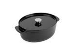 KitchenAid CC006064-001 Bräter mit Deckel - Oval 30cm Schwarz