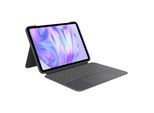 Logitech Logitech Combo Touch Keyboard Case für 11" iPad Pro (M4), Schwarz Tablet-Tastatur mit Bookcover