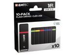 EMTEC K100 USB 2.0 Mini Box 10er-Pack USB-Sticks (ECMMD16GK102P10)