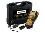 Dymo Rhino 5200 im stabilen Hartschalenkof. ABC UK/HK Etikettendrucker
