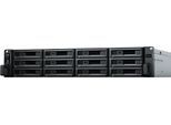 SYNOLOGY NAS-Server "RS3621RPxs 12-bay NAS-Rack", silber (schwarz, silberfarben), B:48,2cm H:8,8cm T:72,4cm, NAS-Server, NAS-Server